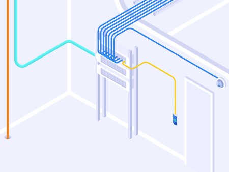 ESC Cabling Telecom Room 1st Fl