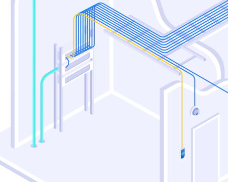 ESC Cabling Telecom Room 3rd Fl